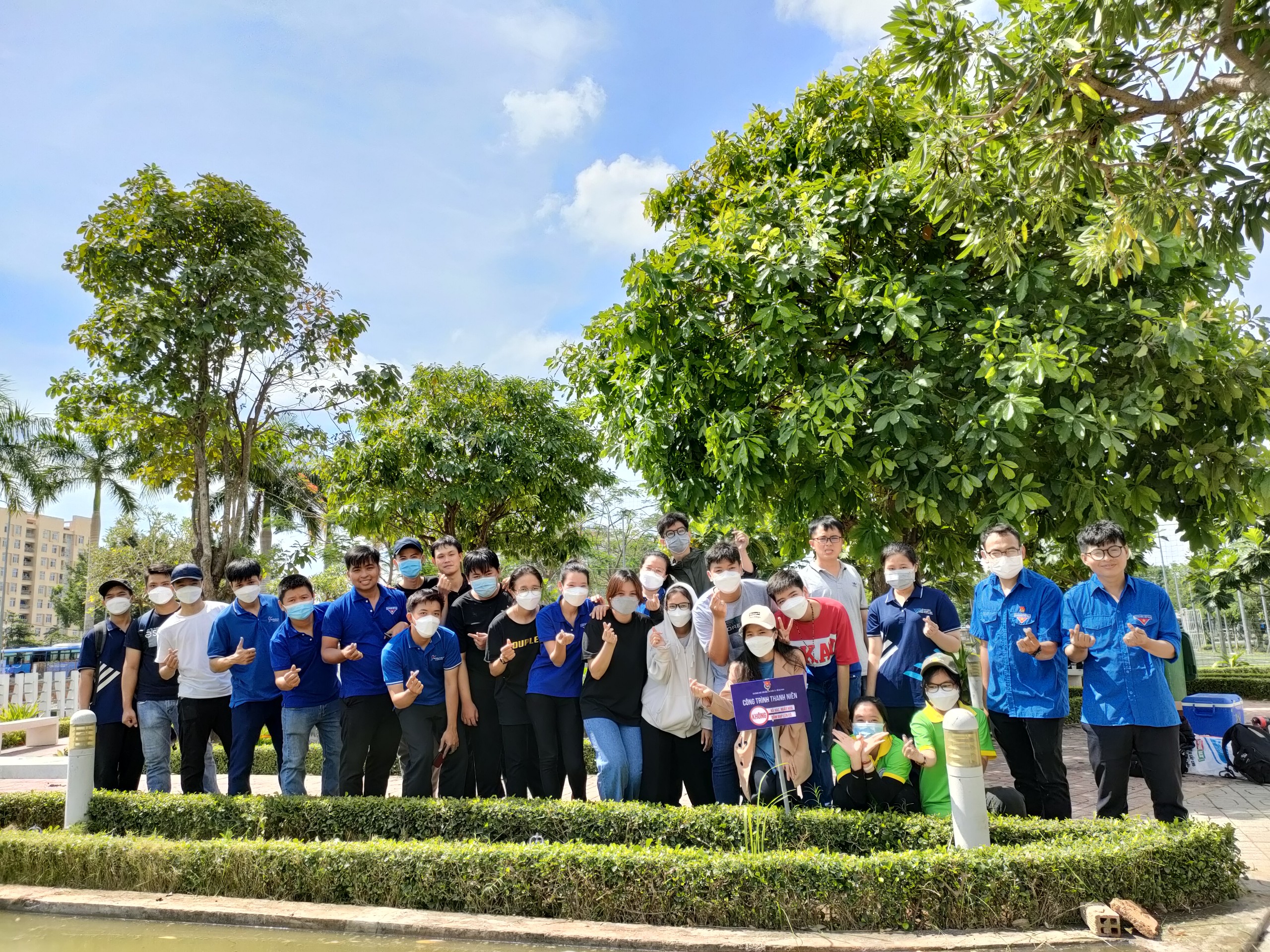Hoàn thành Công trình Thanh niên “Vườn hoa tuổi trẻ”