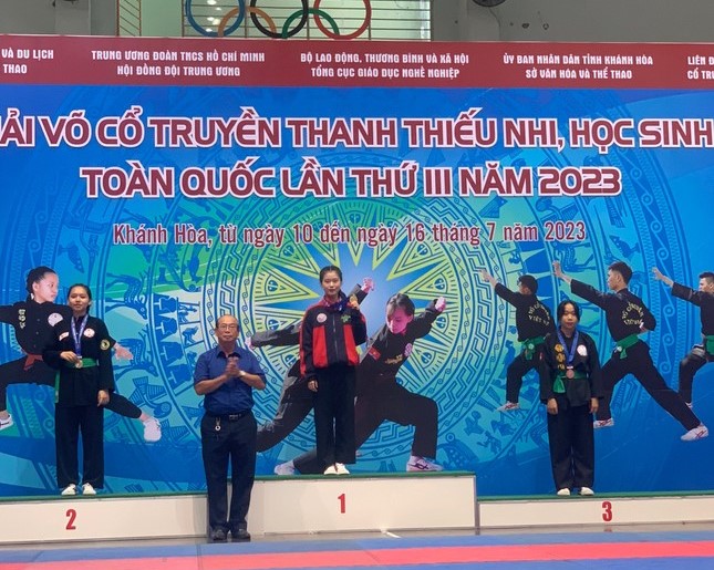 vo-thuat-toan-quoc-nam-2023-5034-1 Nữ sinh sở hữu loạt huy chương Võ cổ truyền: Lê Trịnh Bích Liên - Trường ĐH Văn Lang