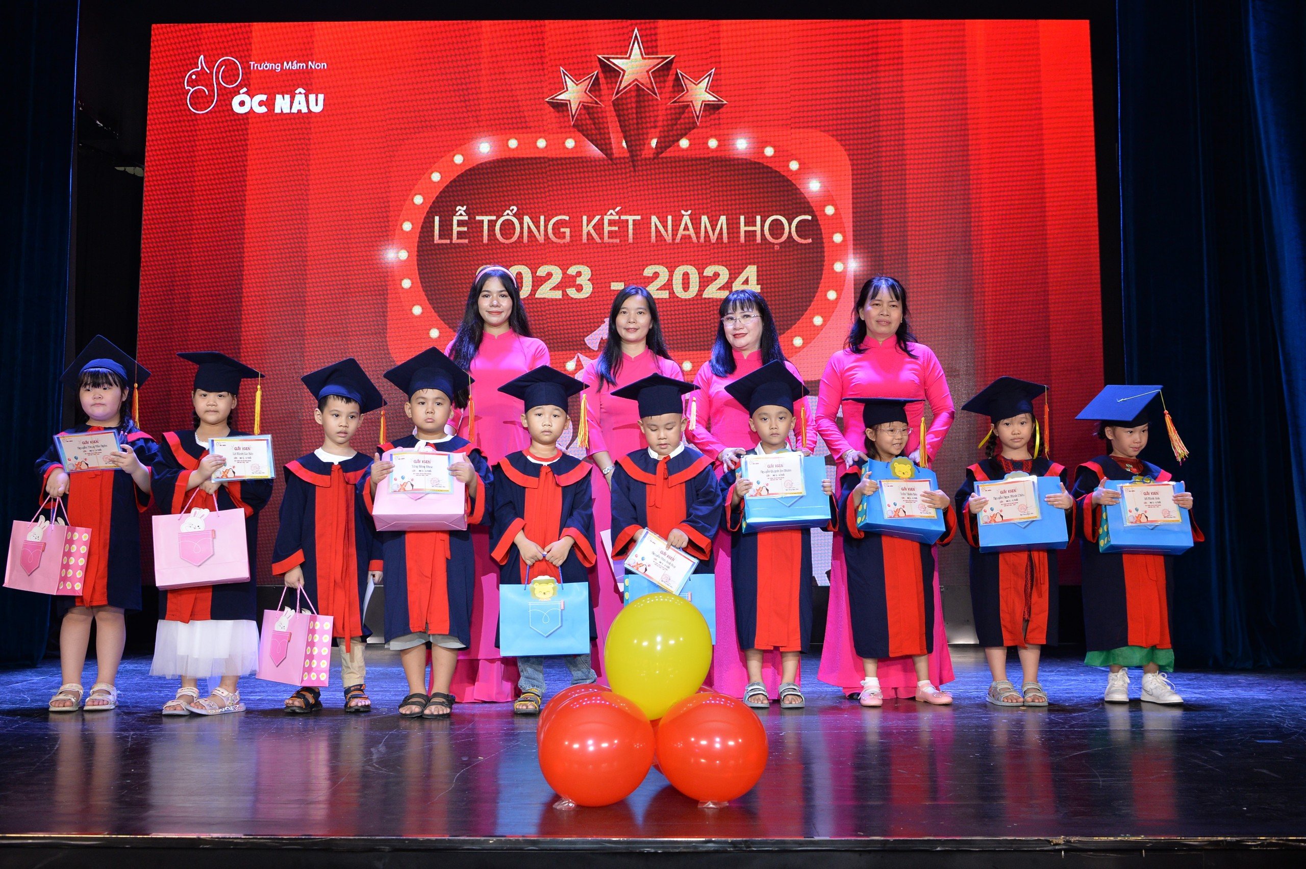 Lễ tổng kết năm học 2023 – 2024 của Trường Mầm non Sóc Nâu - Nhà văn hóa sinh viên