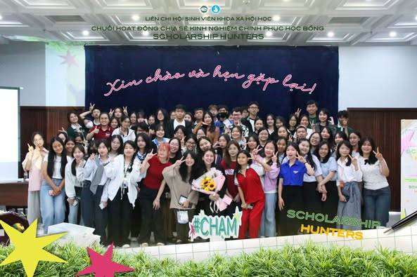 Toạ đàm chia sẻ kinh nghiệm chinh phục học bổng “Trạm để chạm” tại Phòng Hội thảo Nhà Văn hoá Sinh viên