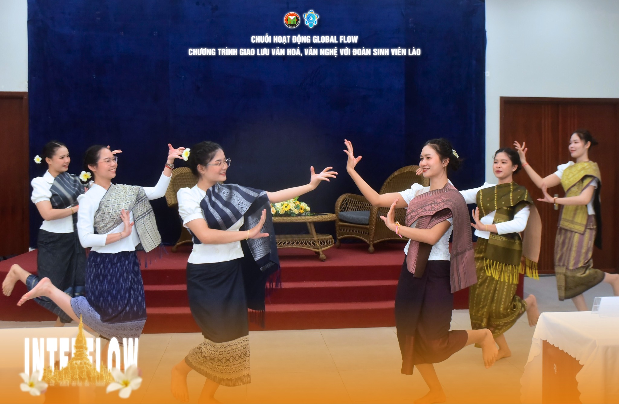 CHƯƠNG TRÌNH “INTERFLOW” – GIAO LƯU VĂN HÓA, VĂN NGHỆ CÙNG ĐOÀN SINH VIÊN LÀO