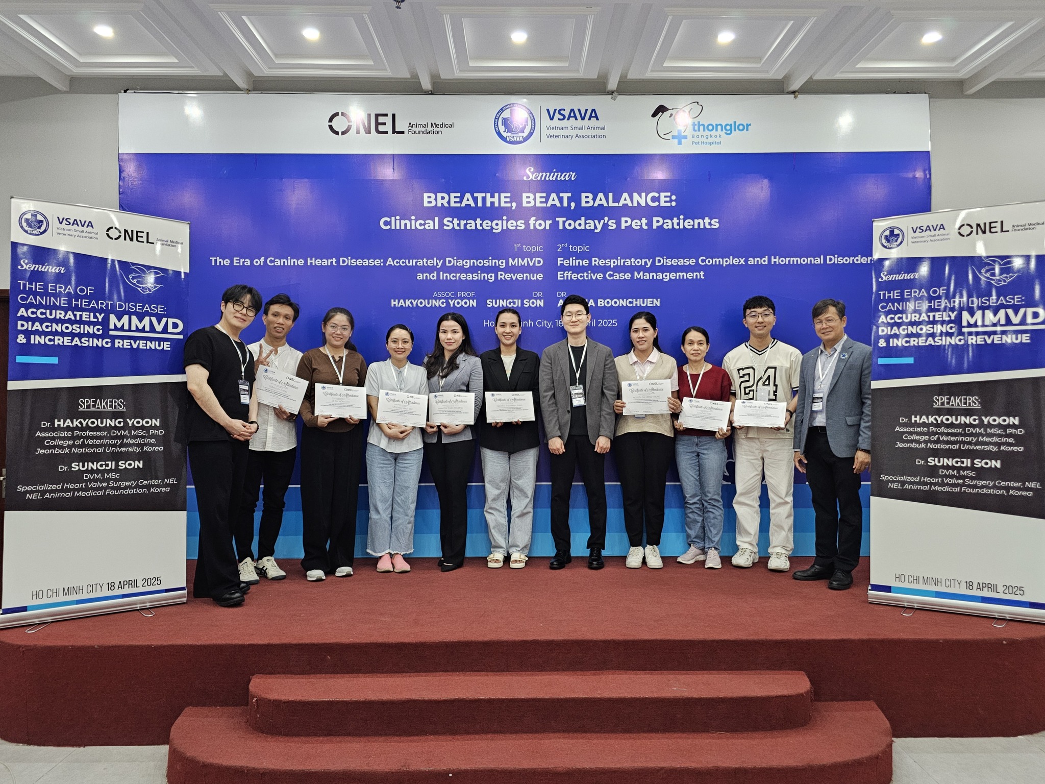 491979081_1225488646237091_2258430099486634461_n Khóa huấn luyện “Bệnh nội khoa trên thú nhỏ” tại Hội thảo Nhà Văn hóa Sinh viên