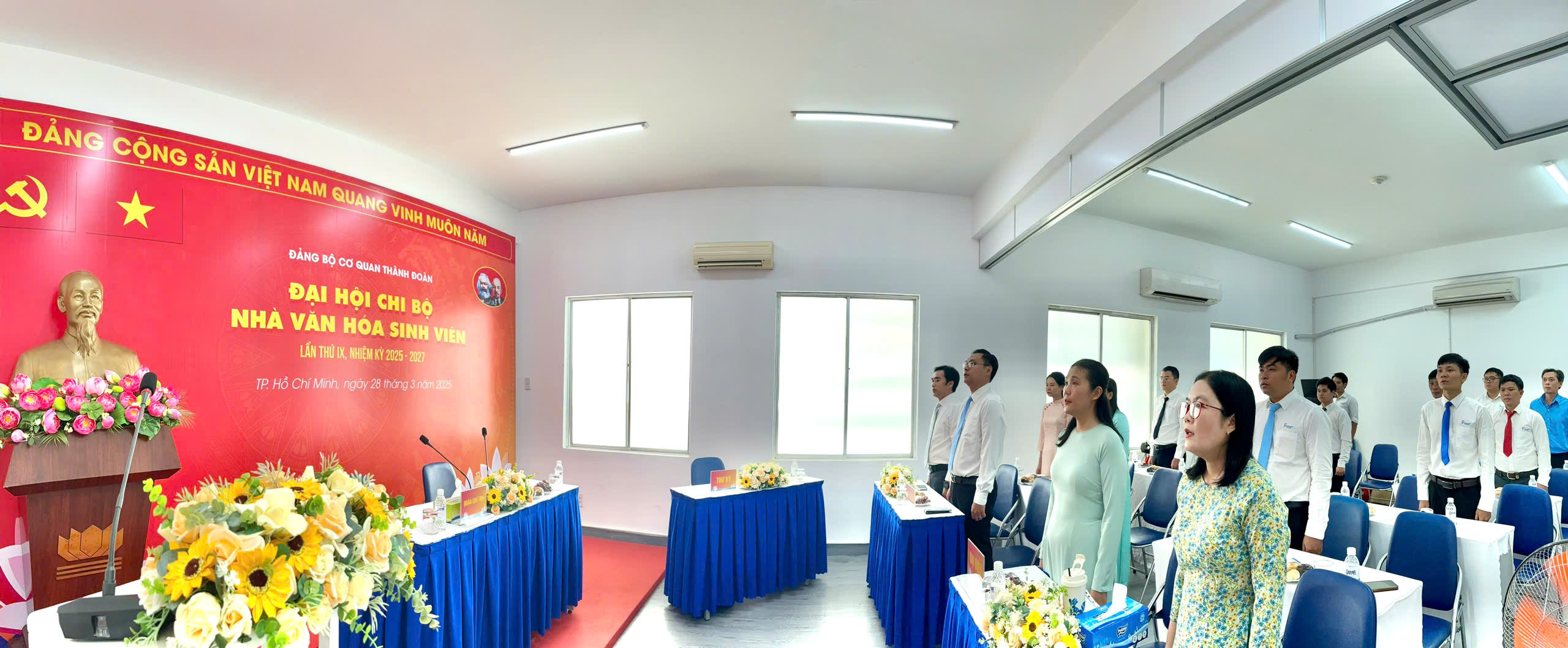 z6450957585352_ffb0437af76457f5d992dc6ce8bce4e8 Đại hội Chi bộ Nhà Văn hóa Sinh viên lần thứ IX, nhiệm kỳ 2025 - 2027