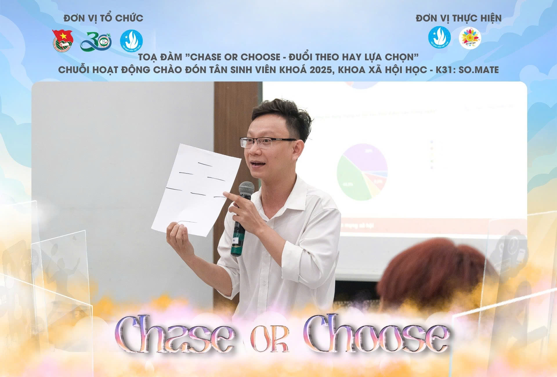 z7119349186981_02d13af543a988bc2ebc1055e1fa2389 CHUYÊN ĐỀ “CHASE OR CHOOSE - ĐUỔI THEO HAY LỰA CHỌN TẠI PHÒNG HỘI THẢO TẠI NHÀ VĂN HÓA SINH VIÊN TP.HCM
